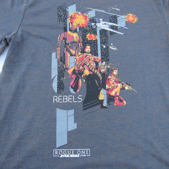 Disney Rogue One Star Wars Youth Large Shirt - Picture 2 of 8